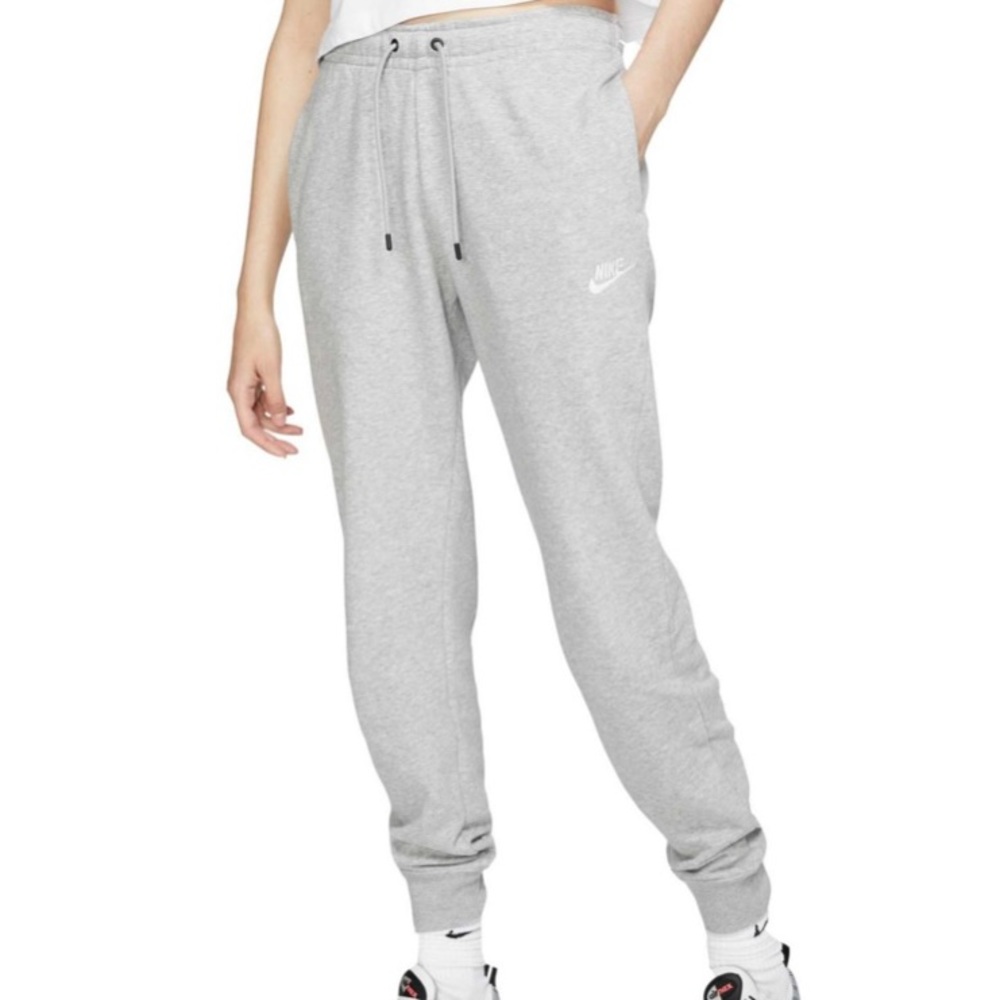 Grey Nike sweatpants
